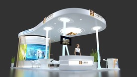 72平医疗展台模型