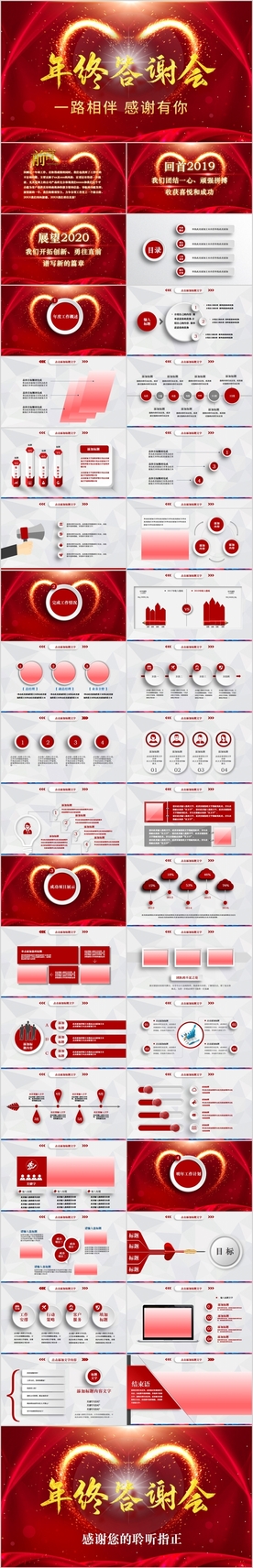 年终答谢会客户颁奖答谢会PPT