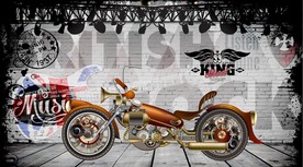 复古怀旧舞台背景墙