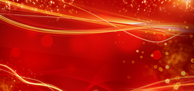 商务金融流动线条质感红色