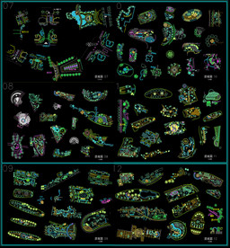 CAD园林景观绿化图纸
