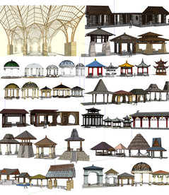 东南亚亭子模型