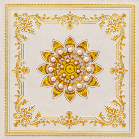 欧式雕花吊顶图