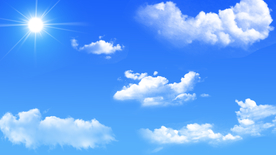 蓝天白云