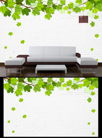 北欧简约电视背景墙