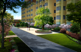 小区景观设计效果图