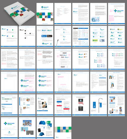 医院医疗卫生VI设计系统模板