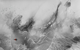 油画新欧式装饰画 TIF分层