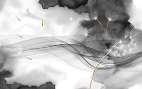 水墨线条电视背景 TIF分层