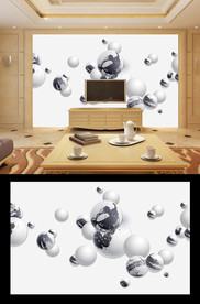 3D电视背景墙