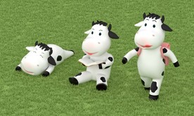 奶牛的卡通造型