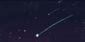 无限循环夜空流星雨AE视频素材