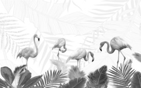 灰色装饰高清墙画 TIF分层