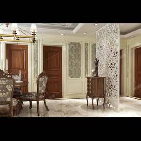 欧式风格别墅豪宅装修玄关效果图