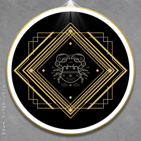 古典花纹装饰画