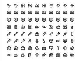 sketch办公主题类图标