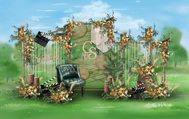 户外田园森系迎宾区