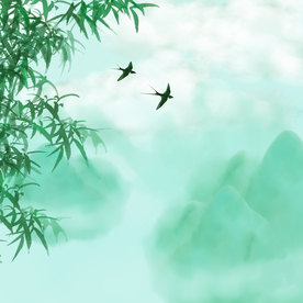 插画春天燕归来