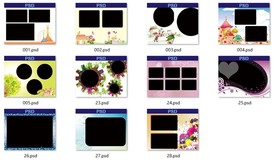 儿童艺术照片模板