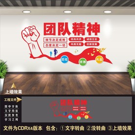 公司企业执行力团队精神文化墙