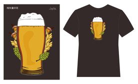 啤酒T恤