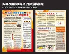 消除消防隐患 禁止占用消防通道