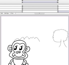 简单学生作业动画猴子和猪38秒