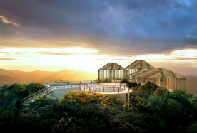 山顶民宿酒店效果图