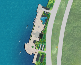 滨水景观设计平面图