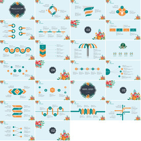 2020清新淡雅起航PPT