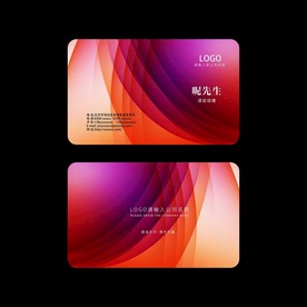 红色科技名片