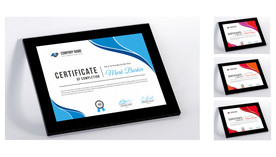 创意证书奖状