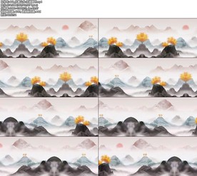 水墨山水-无缝循环