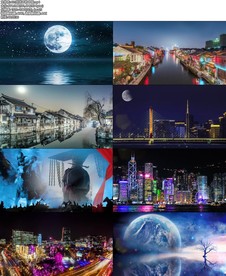 月光下的中国朗诵视频