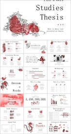 水墨风格ppt模板