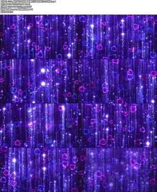 爱的华尔兹甜蜜爱情粒子瀑布爱心