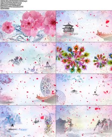 风筝误中国风舞蹈背景