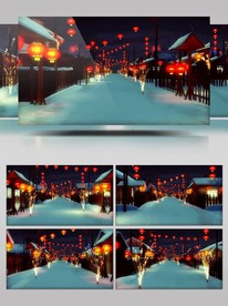 喜庆迎新春视频片头素材