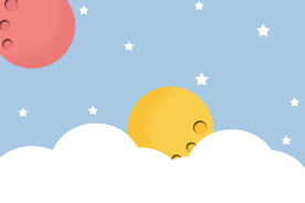 蓝色星球PPT背景图片