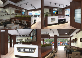 快餐冷饮店效果图含MAX模型2
