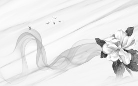 手绘 花朵欧式画 TIF分层