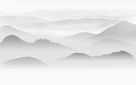 极品高档山水画 tif分层