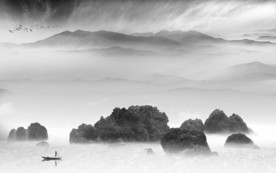 豪华高清山水画 tif分层