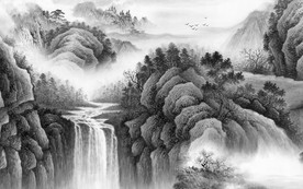 最新 意境中国风画 TIF分层