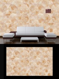 几何图案电视背景墙