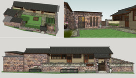 北方乡村民宿院落