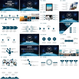 商务科技创业商业计划PPT