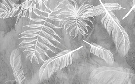 高档羽毛新装饰画 TIF分层