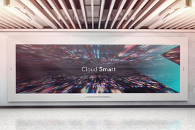 高清实用展板文化墙样机