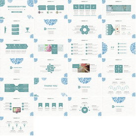 清新简约工作汇报PPT